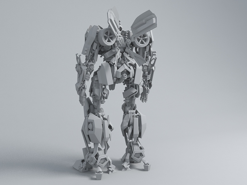 变形金刚大黄蜂|三维|机械/交通|老保 - 原创作品 - 站酷 (zcool)