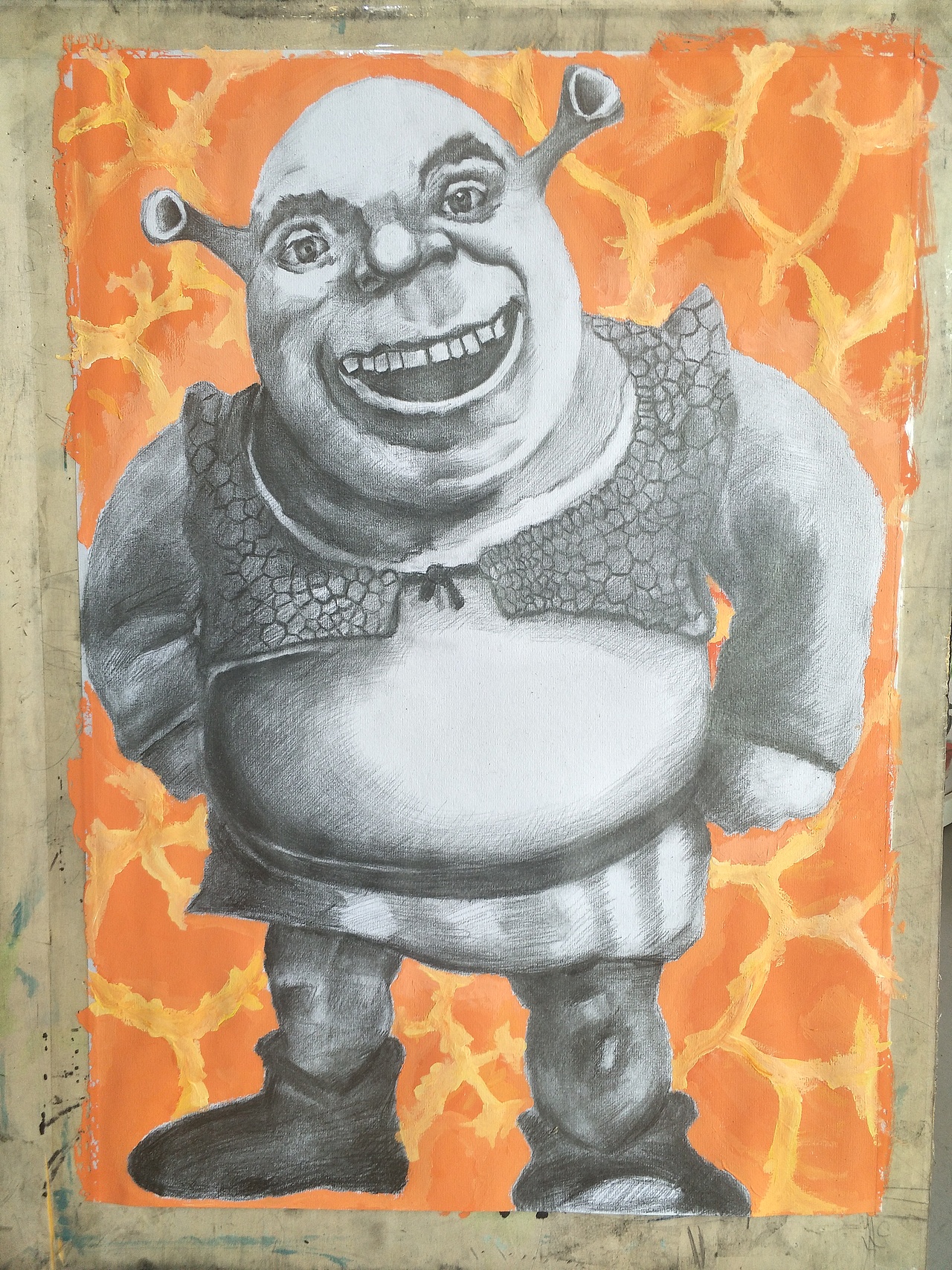 怪物史萊克（圖ZMTMyODQyMzU2） - 繪畫 - 站酷設(shè)計(jì)師詮釋灬吳雙原創(chuàng)素材 - 站酷ZCOOL