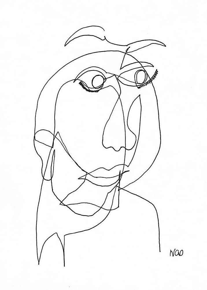 【小女孩】盲画