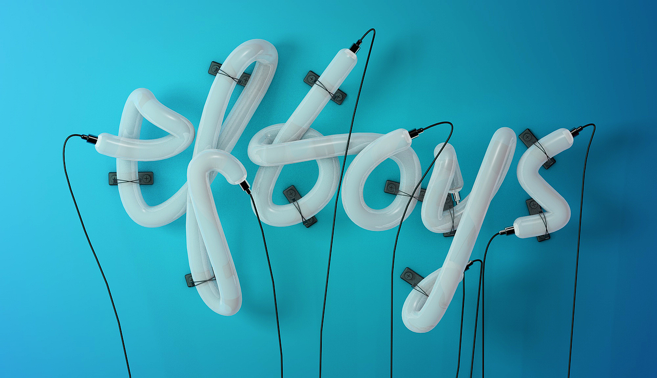 光管字C4D（图ZNzk4MzgwMTY=） - 场景 - 站酷设计师智豪仔原创素材 - 站酷ZCOOL