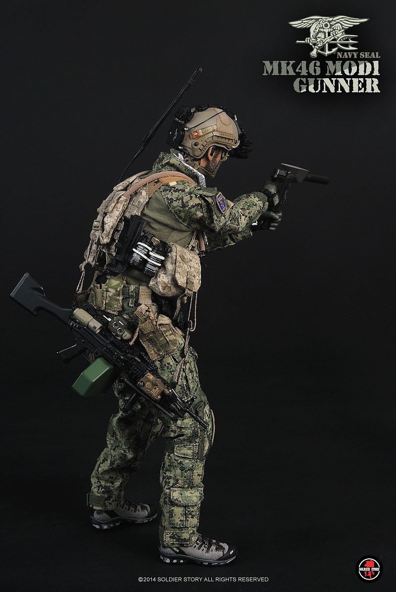 SoldierStory 美国海军海豹突击队 MK46 MOD1机鎗手（图ZMTExMDIwMDg0） - 手办/模玩 - 站酷设计师SoldierStory原创素材 - 站酷ZCOOL