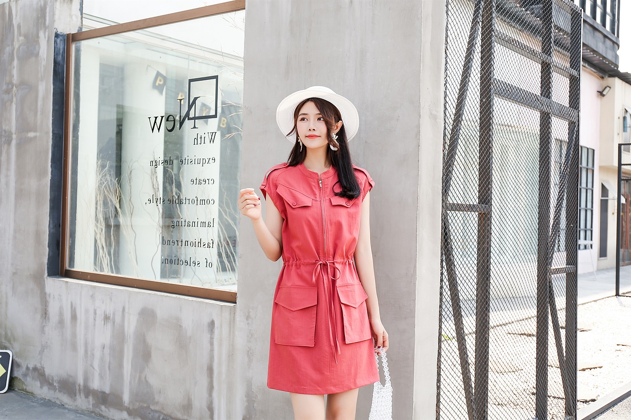 网红店主风拍摄淘宝模特女装秋冬装网拍产品摄影服务