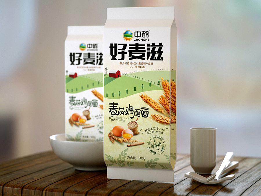 中鹤-好麦滋包装设计