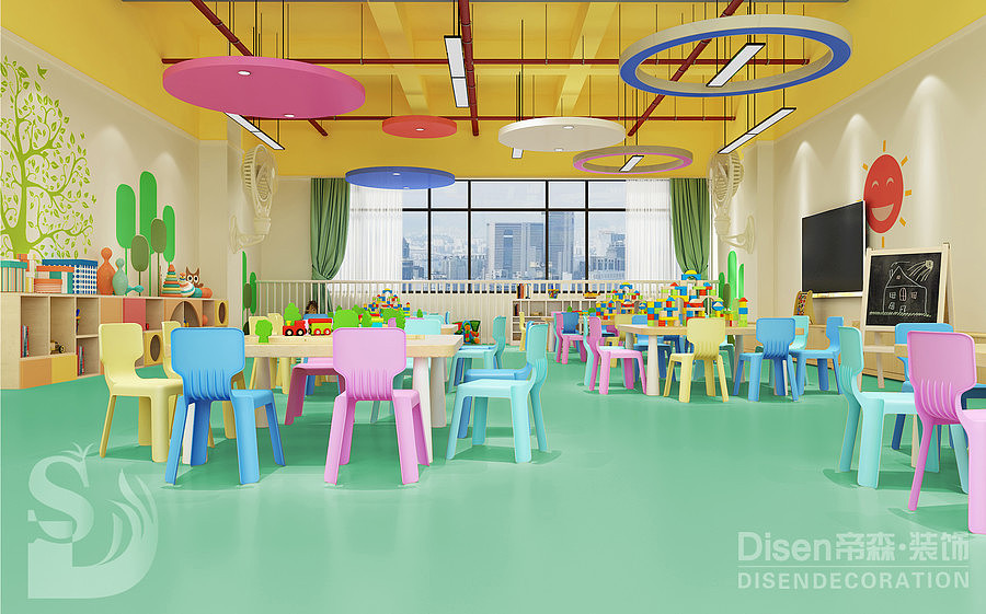 【红桥幼儿园】-南京专业幼儿园装修设计（图ZMTExNzE5NzYw） - 家装设计 - 站酷设计师南京教育培训设计原创素材 - 站酷ZCOOL