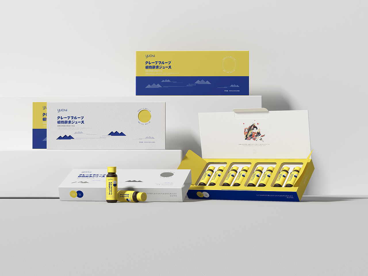 YUCHII酵素饮品产品包装设计