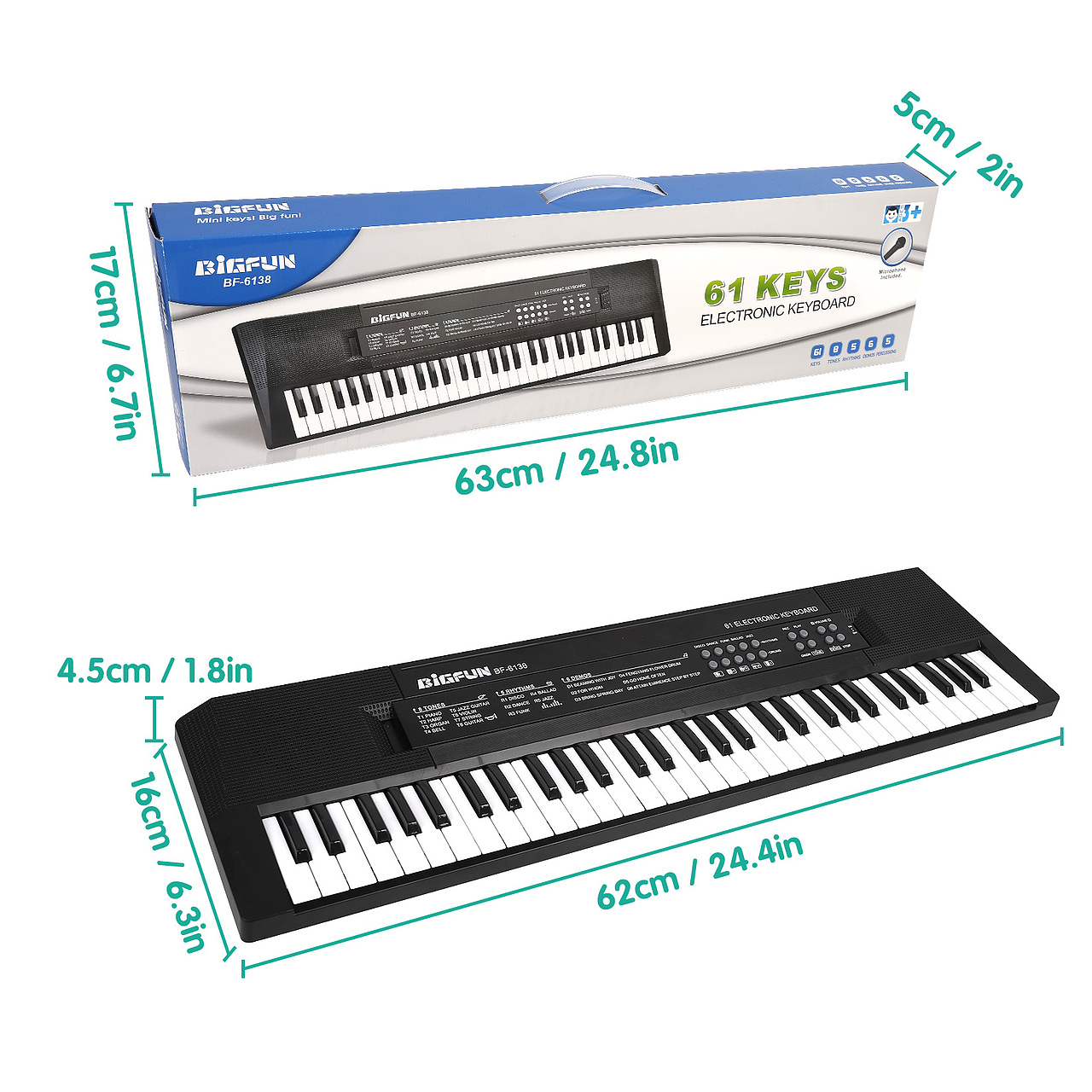 亚马逊电商套图设计——黑色电子琴（图ZMjQ3NjM1MjMy） - 其他平面 - 站酷设计师蓝色纸飞机原创素材 - 站酷ZCOOL