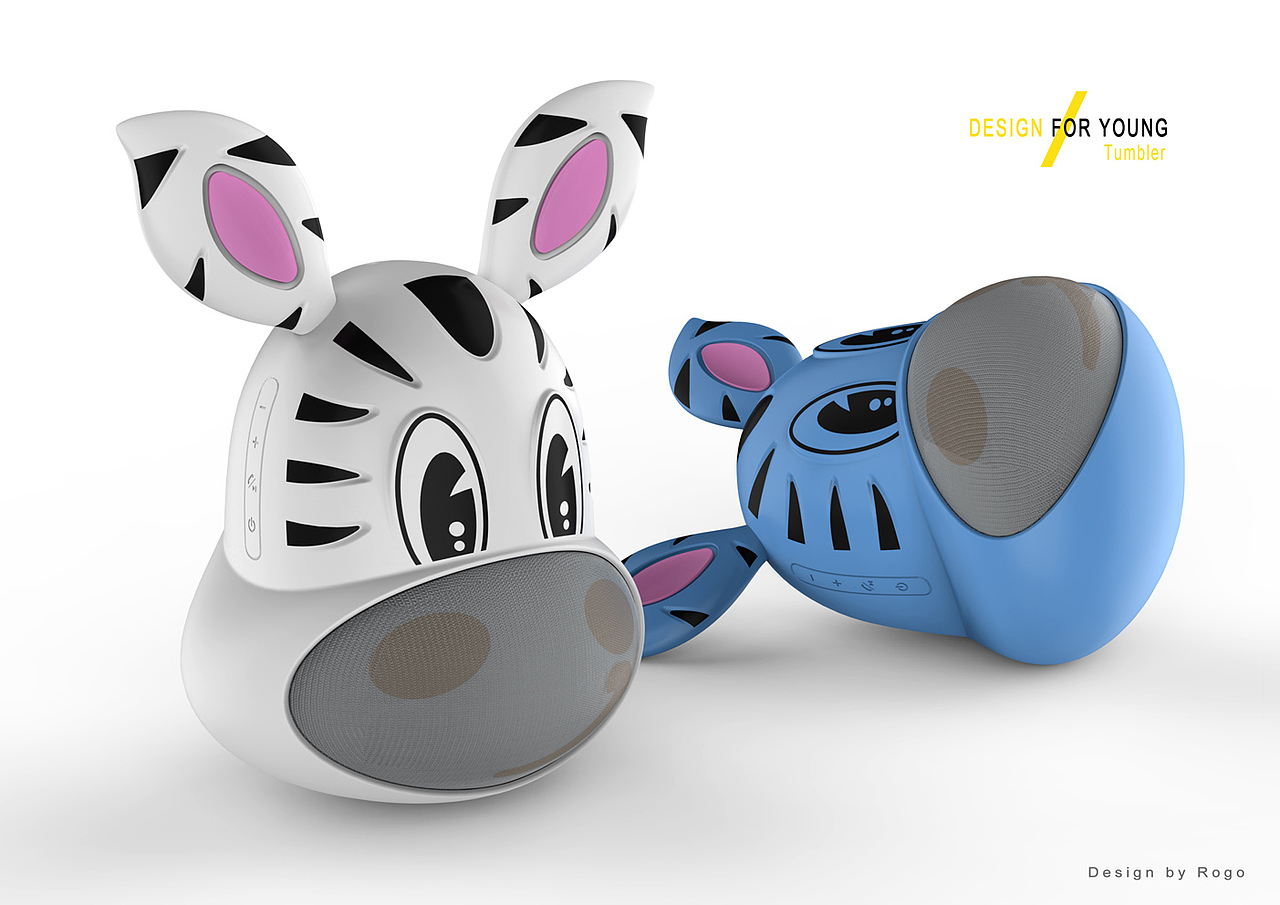 “不倒翁”蓝牙小音响（图ZOTgwODA4MjQ=） - 电子产品 - 站酷设计师181DESIGN原创素材 - 站酷ZCOOL