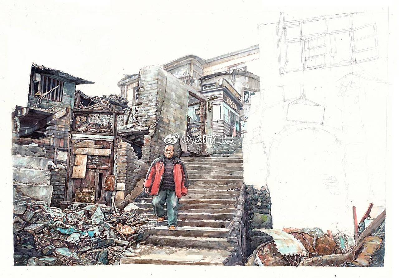 《重庆》手绘合集_赵航马克笔-站酷zcool