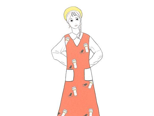 生气Girl（个人主页-ZMzU1MDg0NTY=） - 商业插画 - 站酷设计师铃子插画原创素材 - 站酷ZCOOL