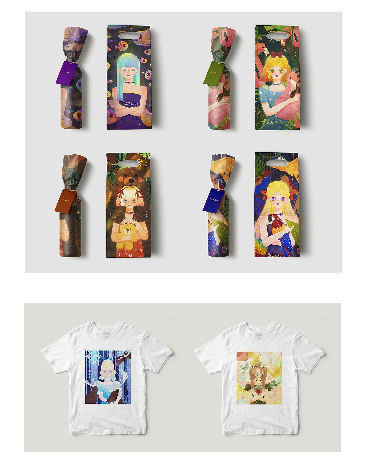 动物少女系列团练（图ZMjU4Mjc1Mjg4） - 创作习作 - 站酷设计师胖七呐原创素材 - 站酷ZCOOL