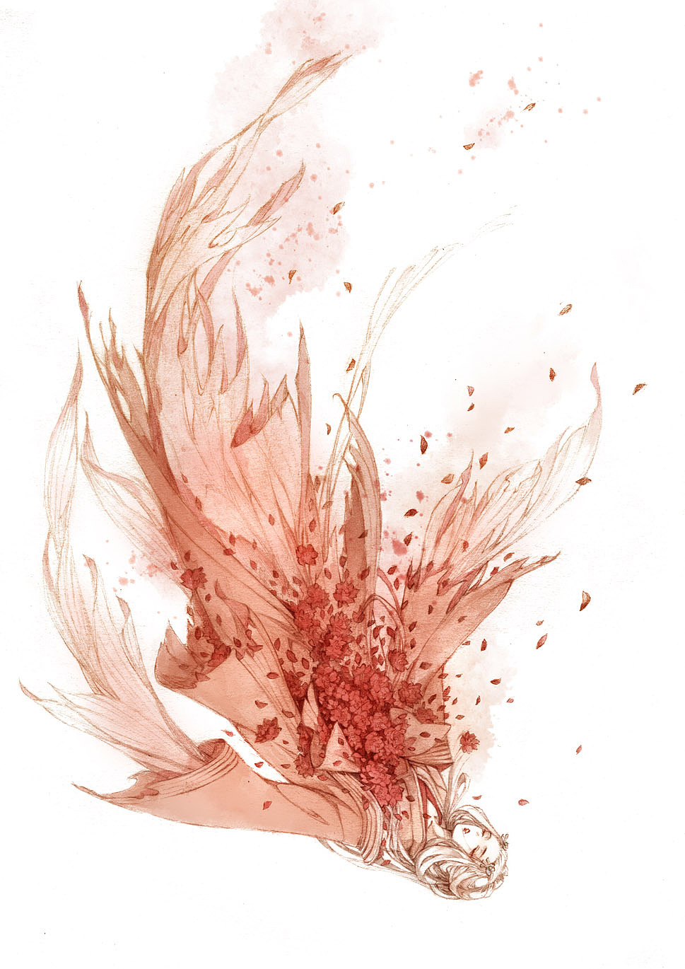 《朱颜》插图合辑二|插画|商业插画|古戈力1 - 原创作品 - 站酷