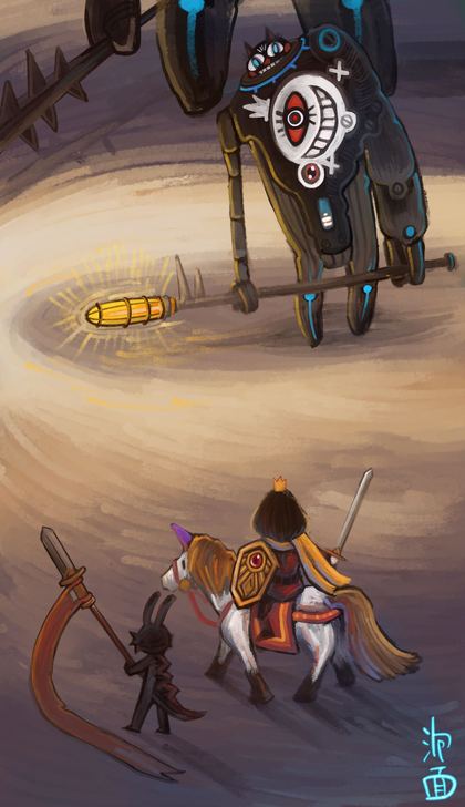 元素装饰风格插画