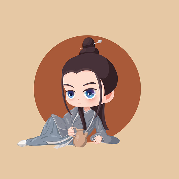《渎上七贤》（图ZMzI5NTg2Mzc2） - 商业插画 - 站酷设计师南郭小姐guo原创素材 - 站酷ZCOOL