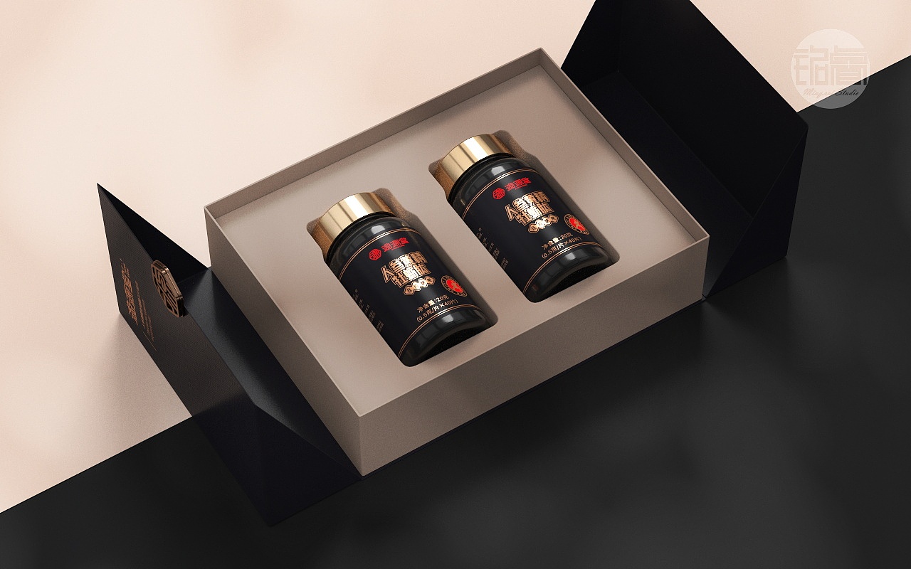 黄精牡蛎肽|男性保健品|品牌包装设计08刘益铭原创作品