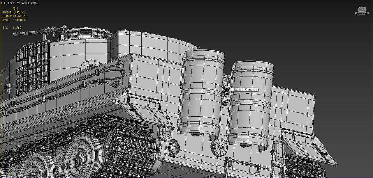 虎式坦克建模練習(xí)（圖ZMjEwMjQzNTI4） - 機械/交通 - 站酷設(shè)計師牧之悠原創(chuàng)素材 - 站酷ZCOOL