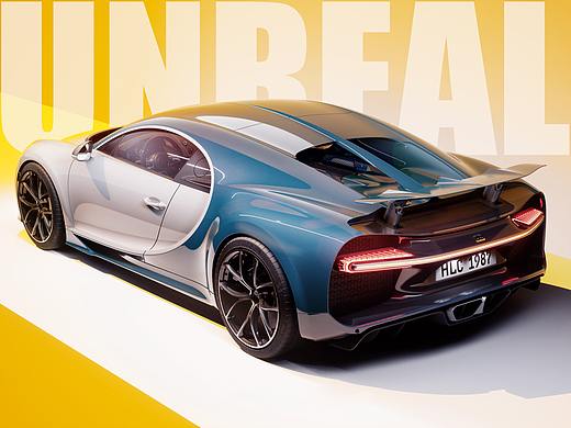 Bugatti Chiron UE4 Raytracing