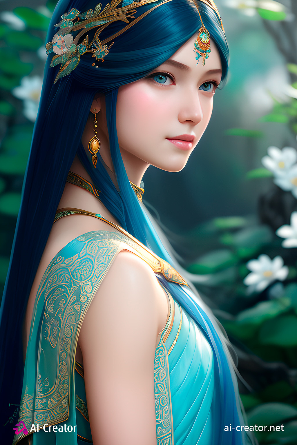 【AI绘画作品-10】汉服小姐姐