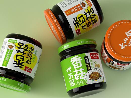 香菇酱包装 | 酱包装 | 食品包装设计 | 调味品 | 快消