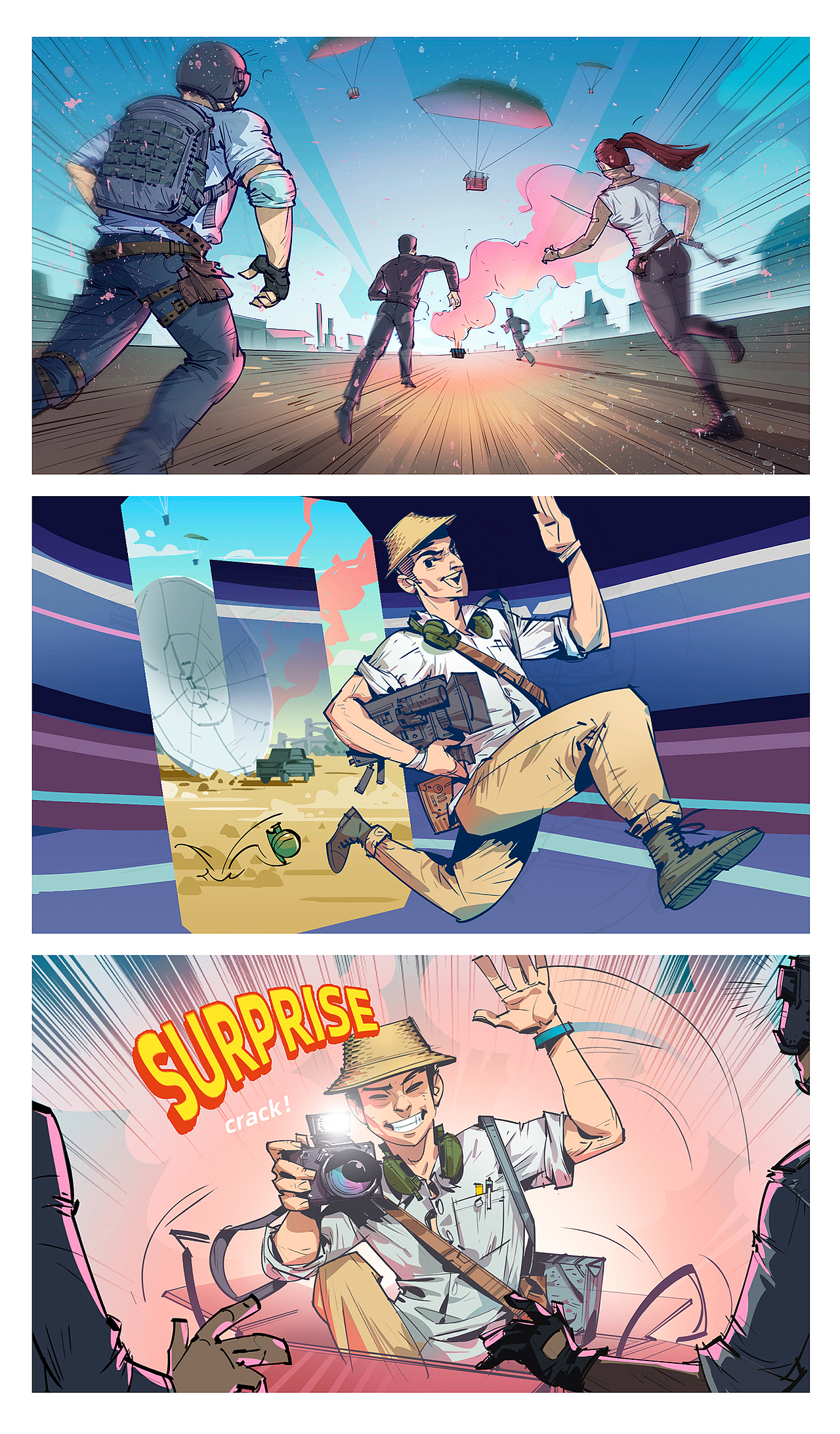 绝地求生:刺激战场 国际版 事件TVC+海报 Layout