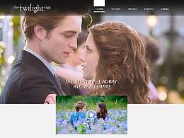 暮光之城電影概念網(wǎng)站網(wǎng)頁(yè)設(shè)計(jì)