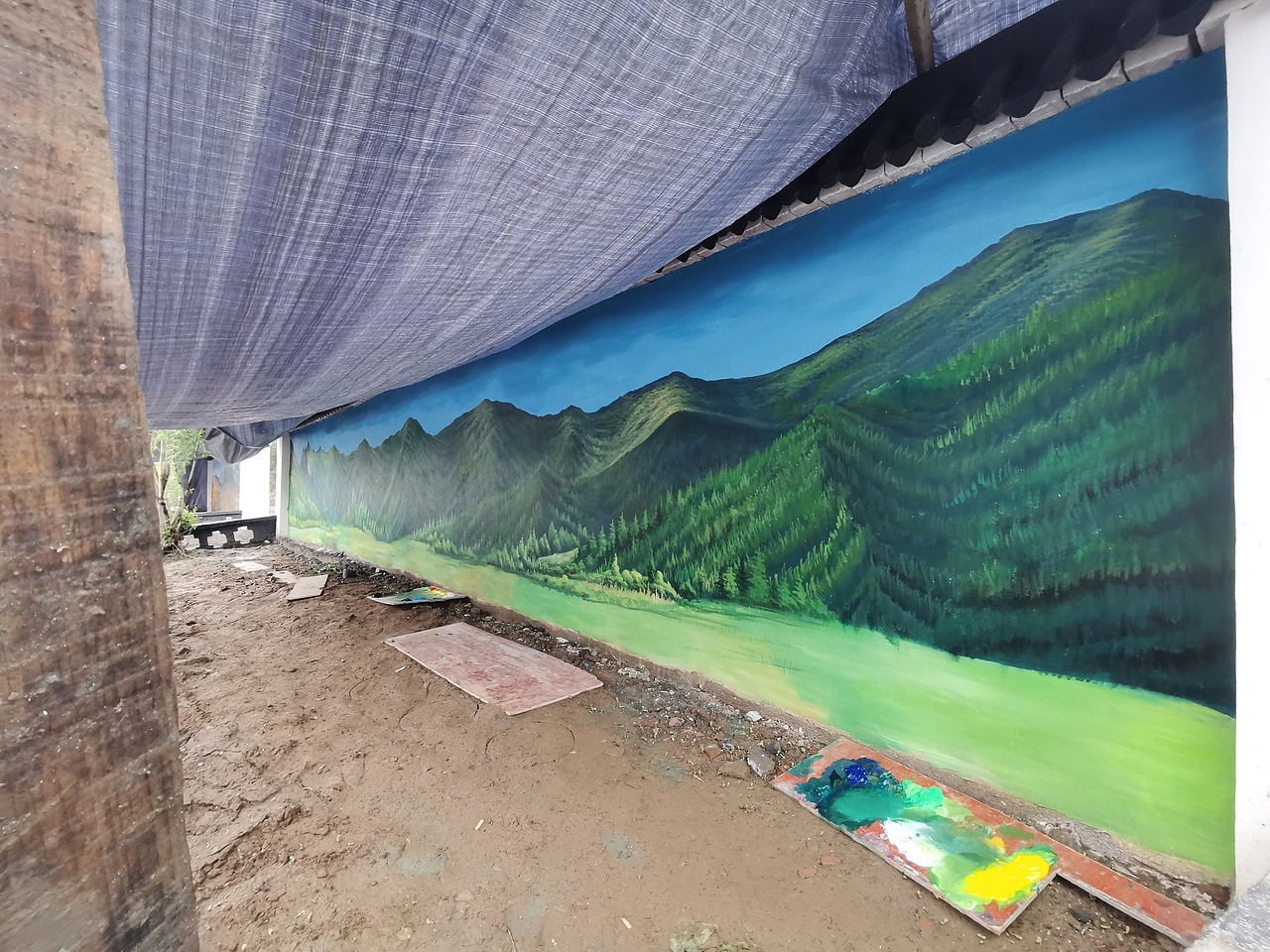 农村墙绘,新农村壁画,乡村壁画,乡村文化,农村壁画