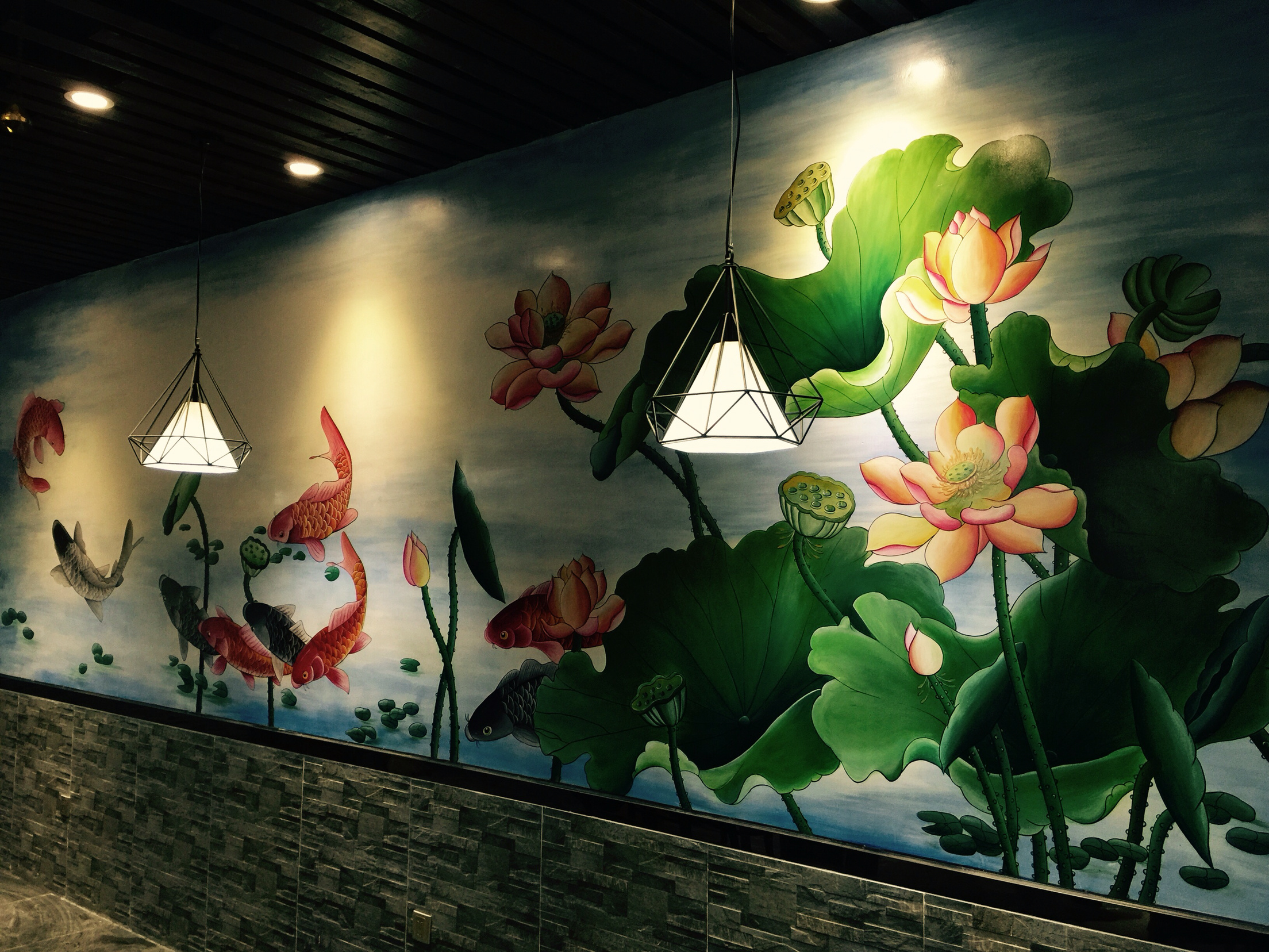 川香重庆烧鸡公墙绘