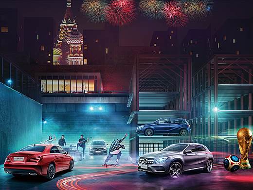 梅赛德斯奔驰-仁孚中国-元旦主视觉创意设计 