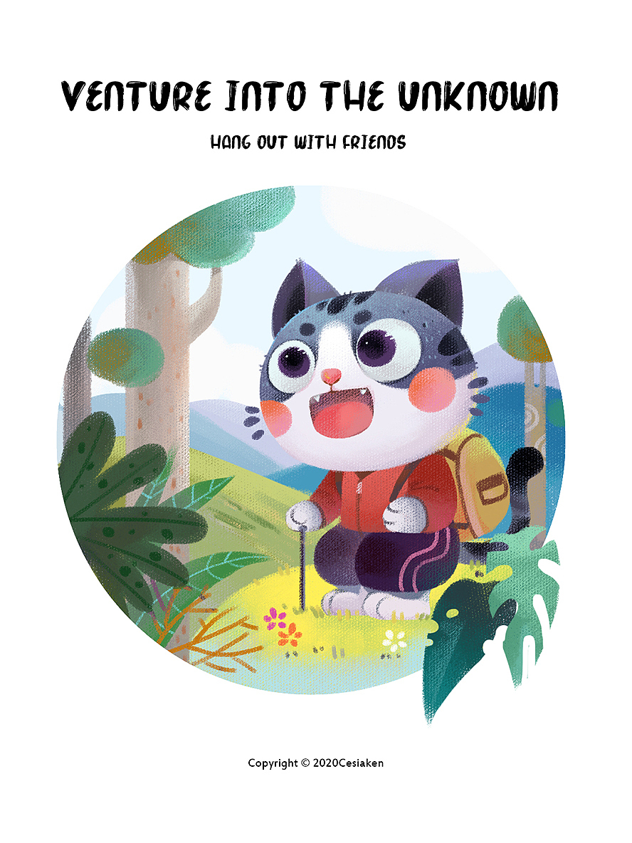 芝麻和招财日常（图ZMjEyMzQwMzY0） - 创作习作 - 站酷设计师仲青原创素材 - 站酷ZCOOL