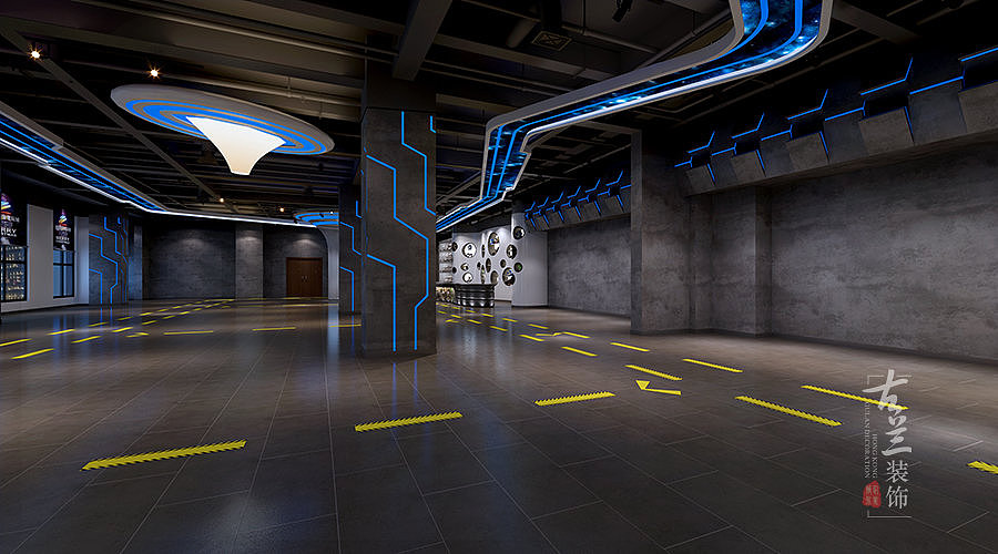 林峰电玩城设计-成都万达电玩城装修设计|成都