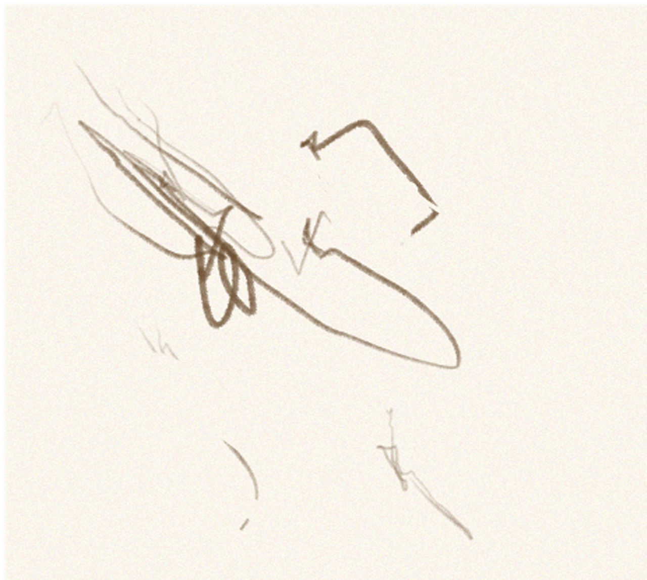 “ 那寥寥数笔 却活灵活现 错乱有致 又荡气回肠
深刻的记录朕当时作画的感受与精神面貌 ”<br>——《困意》