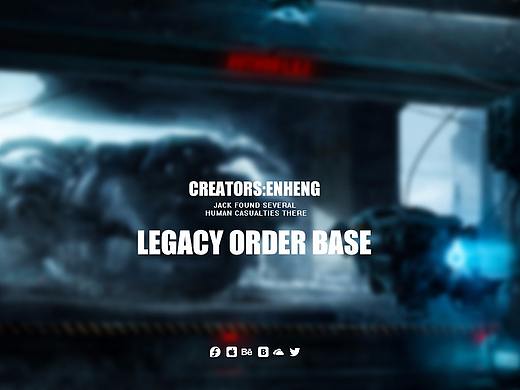 【遗落秩序：基地】概念海报合成练习