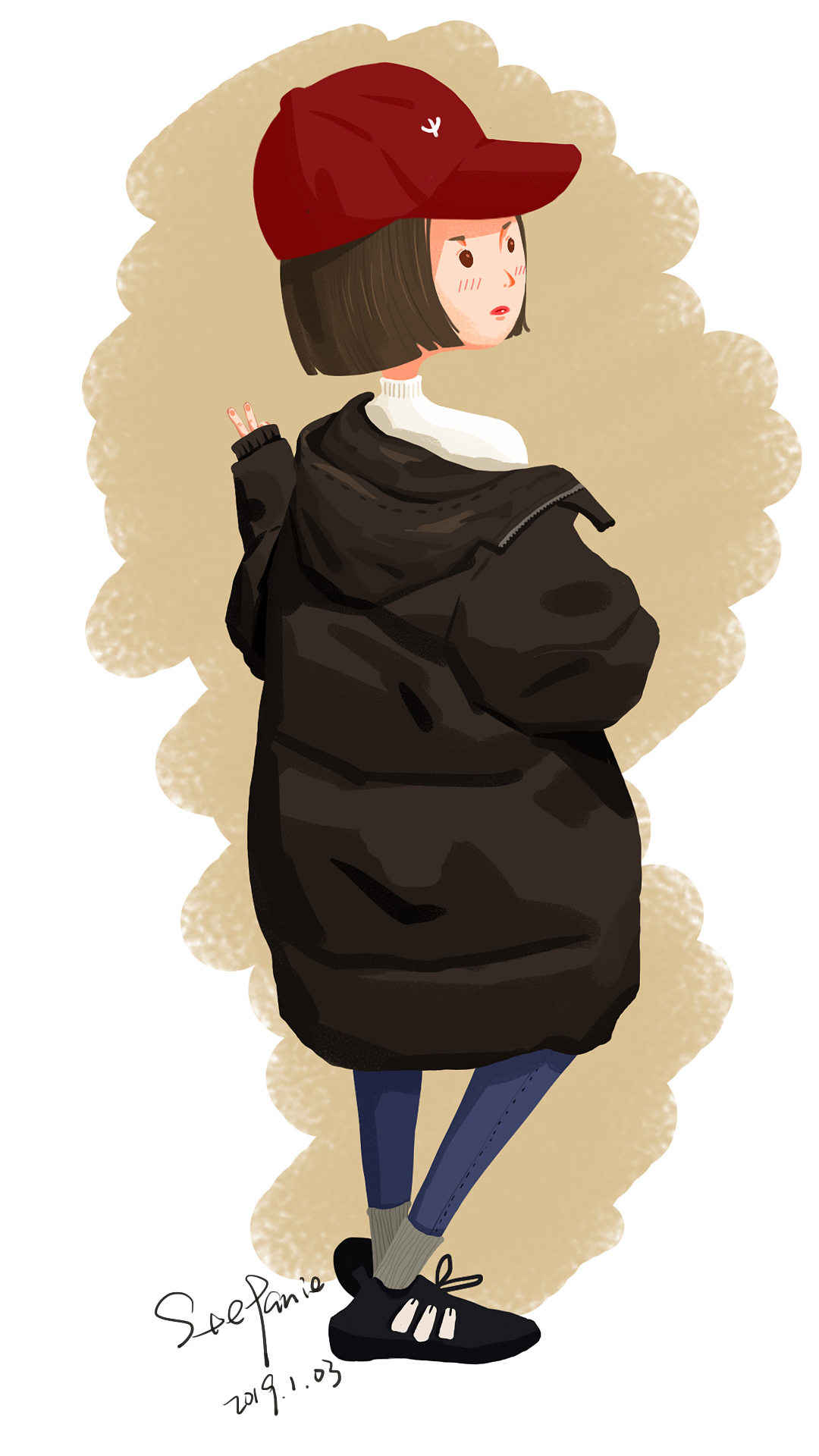 人物涂鸦（图ZMTQ0NjEzOTg0） - 新锐潮流插画 - 站酷设计师kukumaluN原创素材 - 站酷ZCOOL