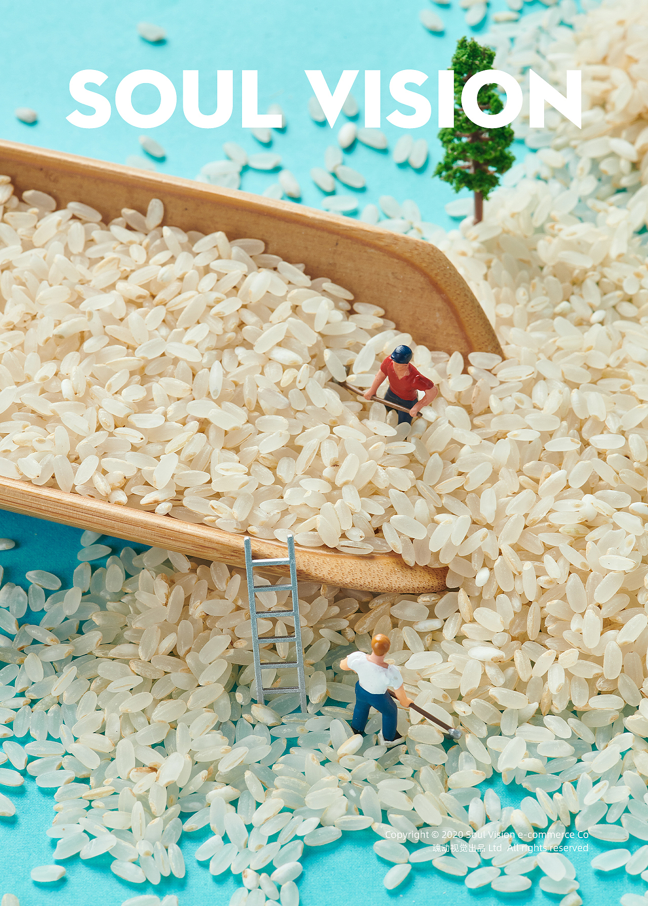 大米产品创意拍摄丨微景观丨电商产品静物摄影