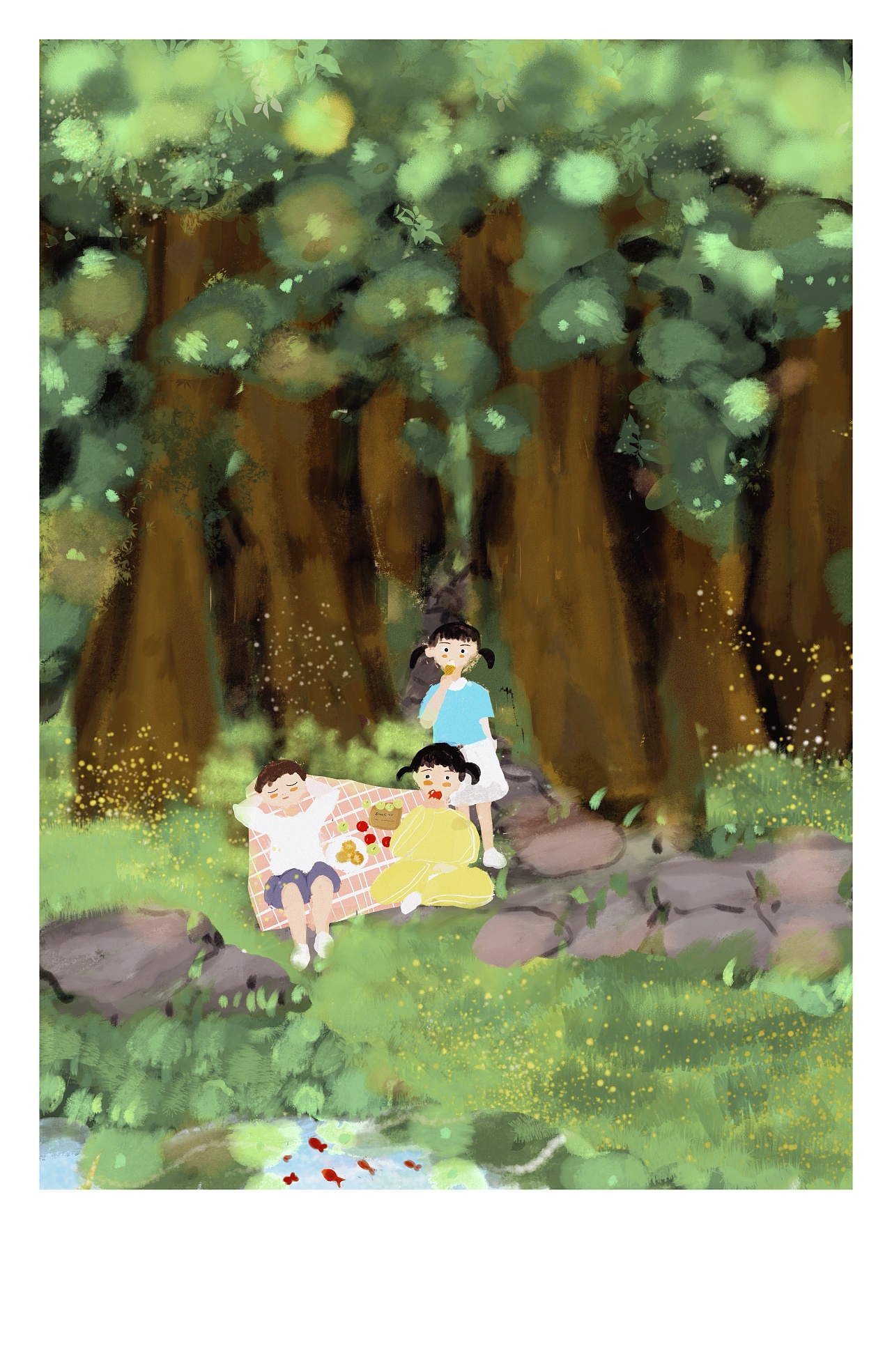 春游|插画|儿童插画|尚末 - 原创作品 - 站酷 (zcool)