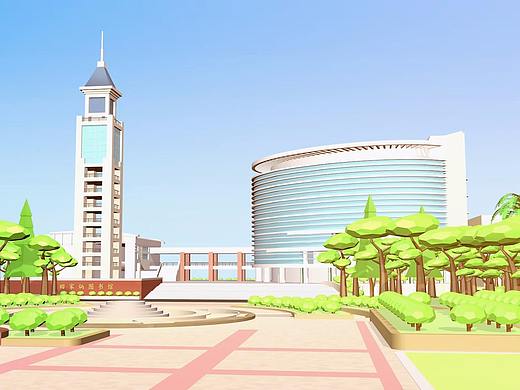 嘉应学院建校105周年三维校园漫游动画