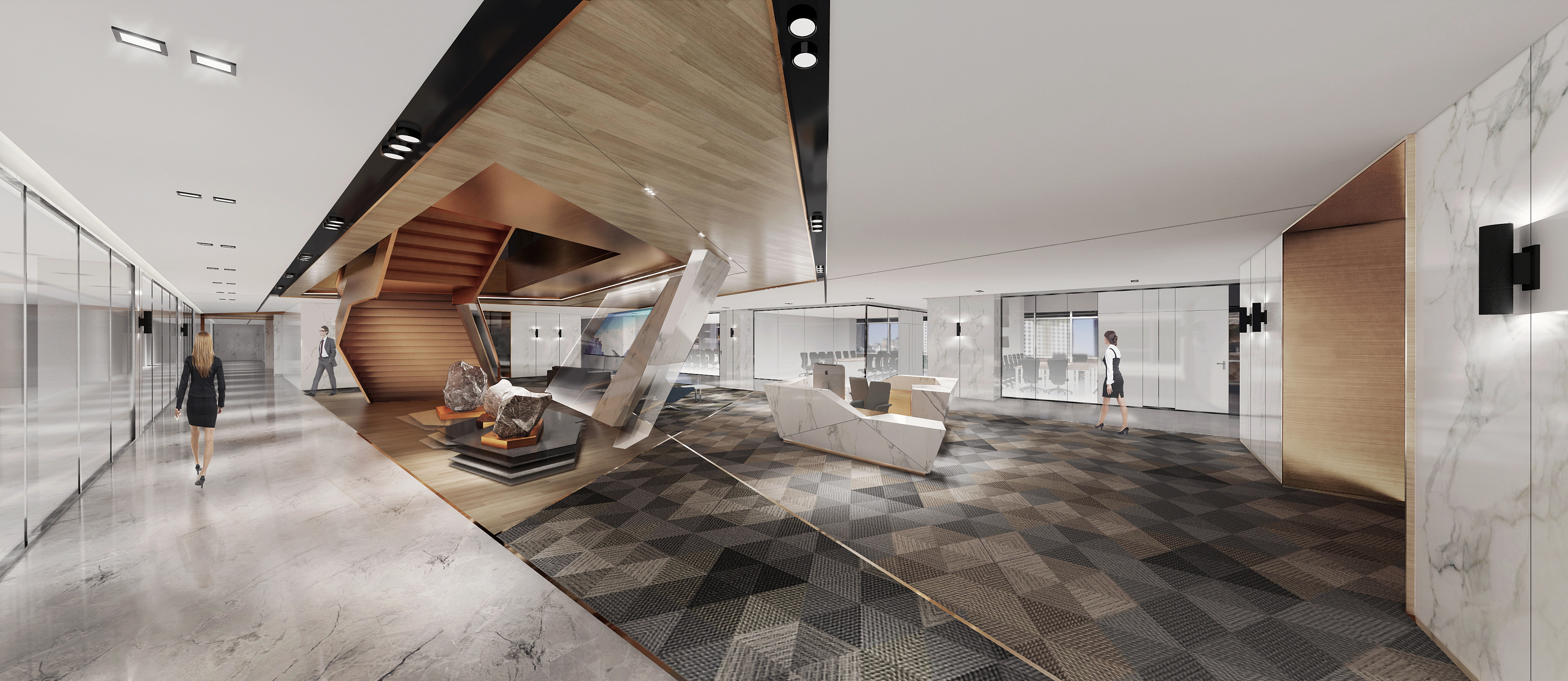 2019年某办公楼大堂设计