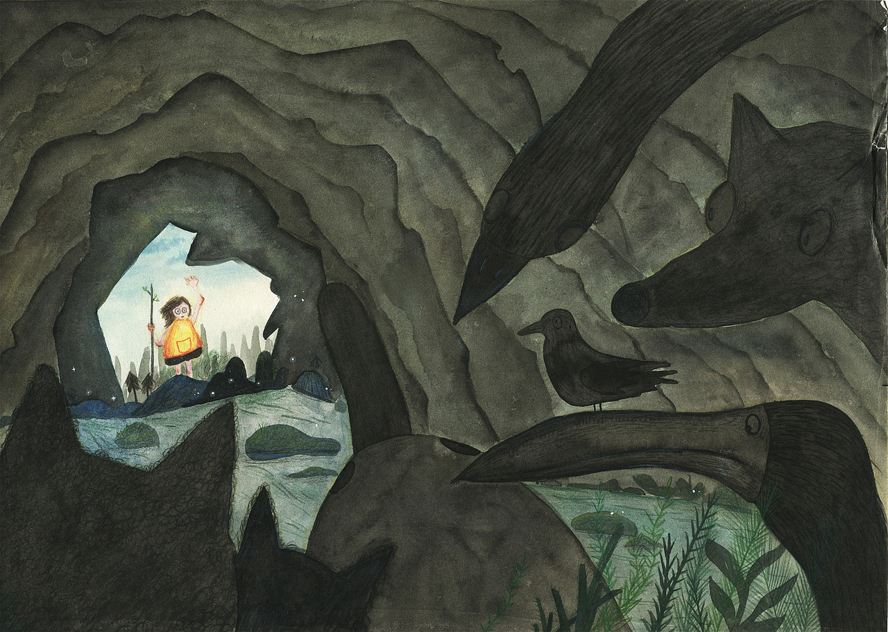 绘本-昨日动物园（图ZMjIyODA3NjE2） - 绘本 - 站酷设计师斑鸠子原创素材 - 站酷ZCOOL