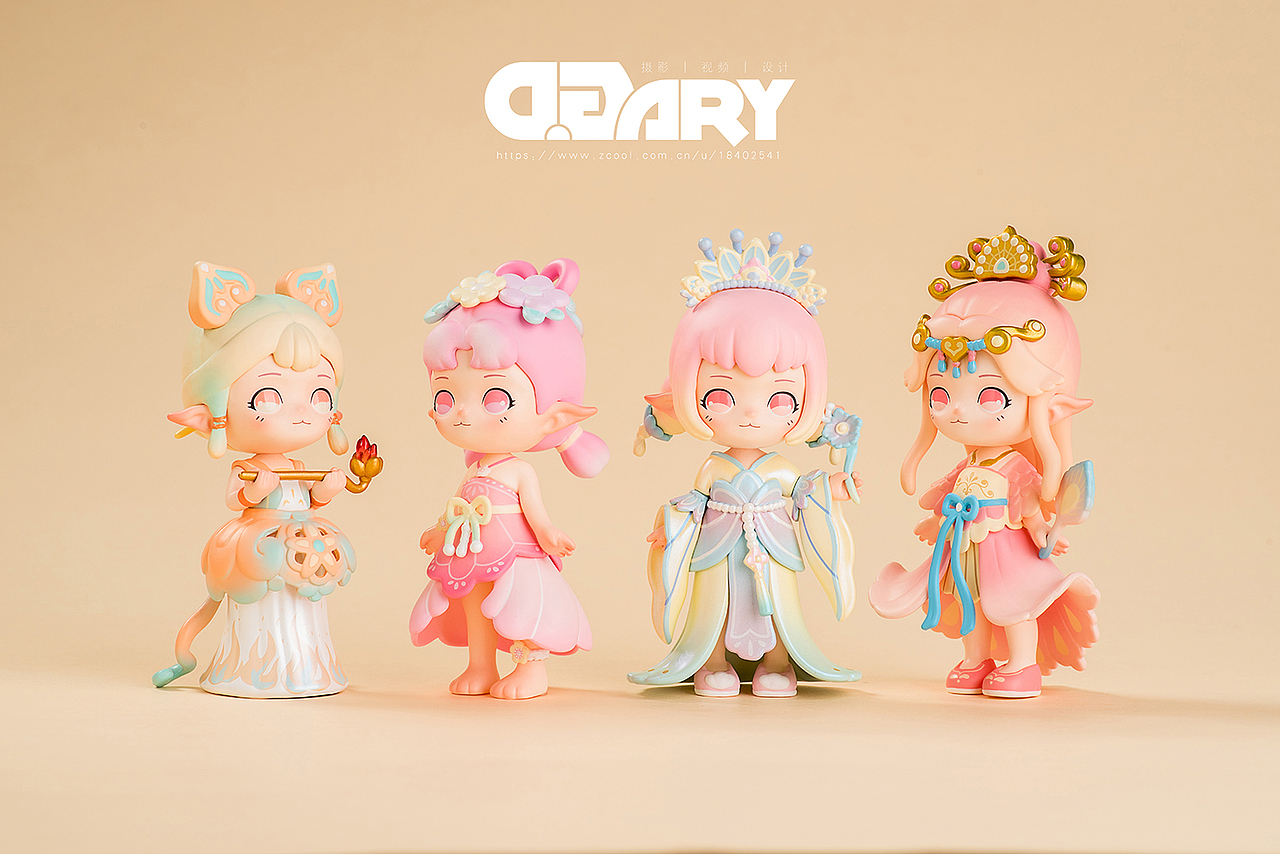 箩伊ROOYIE古物仙灵系列盲盒拍摄