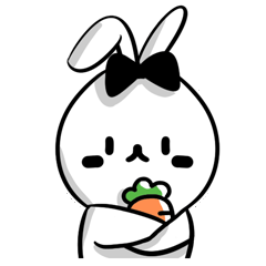 萝伯兔（图ZMjkxNzUxNjQ4） - 网络表情 - 站酷设计师喵哒moon原创素材 - 站酷ZCOOL