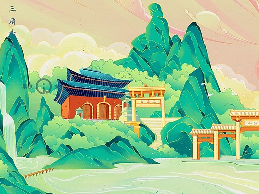 三清山美景-三清秀天下插画-艺术插画60031天前智能腌蛋设备mg动画