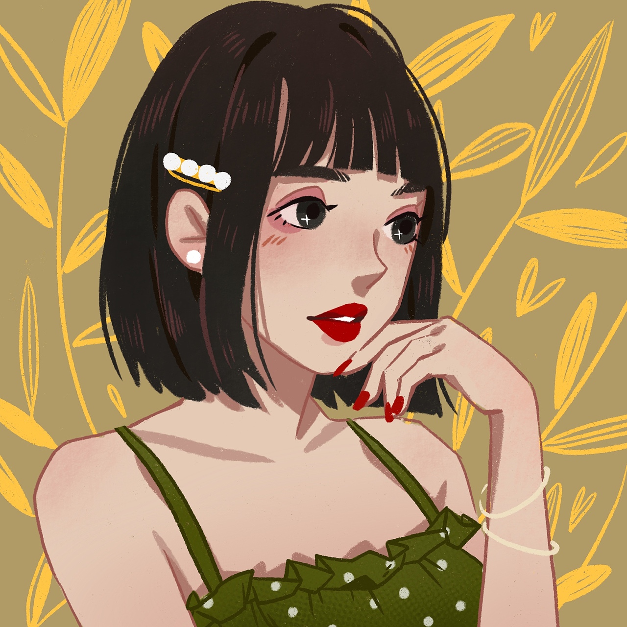 最近画的头像_野口笑子_-站酷zcool