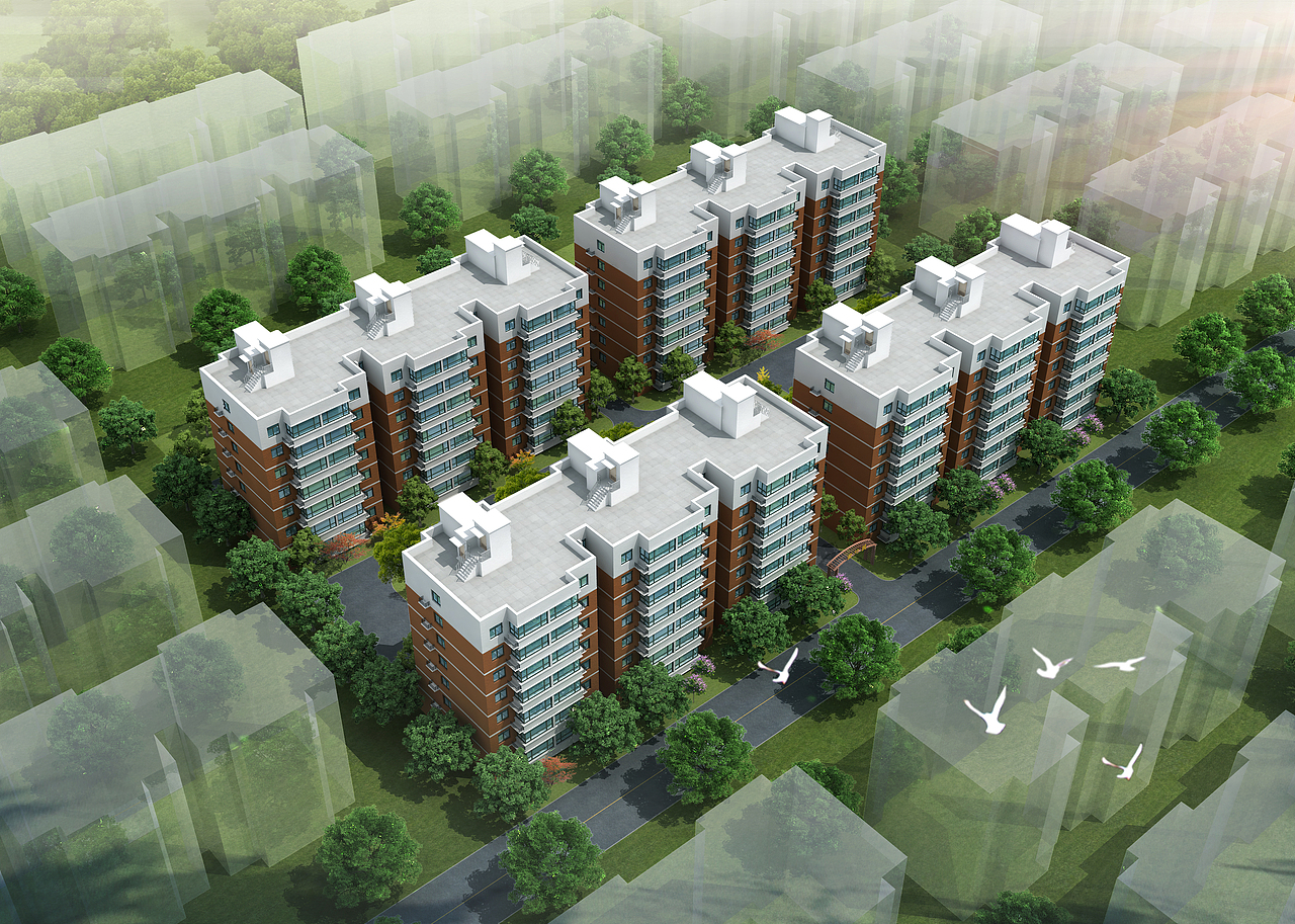 2017年室外建筑效果图