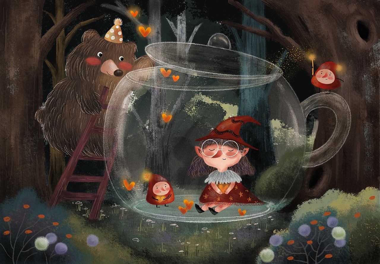 大场景作业（图ZMjE3OTMxNzc2） - 儿童插画 - 站酷设计师魏魏等等等等原创素材 - 站酷ZCOOL