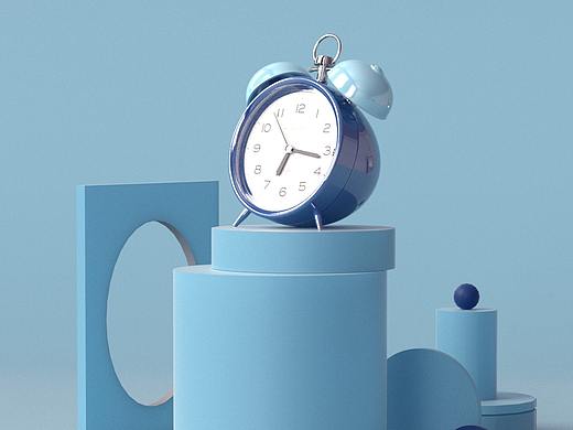 C4D練習(xí)_小鬧鐘（個(gè)人主頁-ZNTIxNzk4MTI=） - 產(chǎn)品 - 站酷設(shè)計(jì)師Elio_Dong原創(chuàng)素材 - 站酷ZCOOL