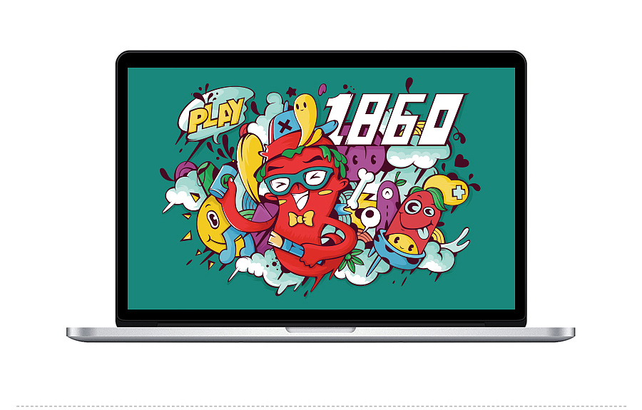 1860创意园墙绘涂鸦 - PLAY！（图ZMjMwNjYwMDg=） - 新锐潮流插画 - 站酷设计师Danson东子原创素材 - 站酷ZCOOL