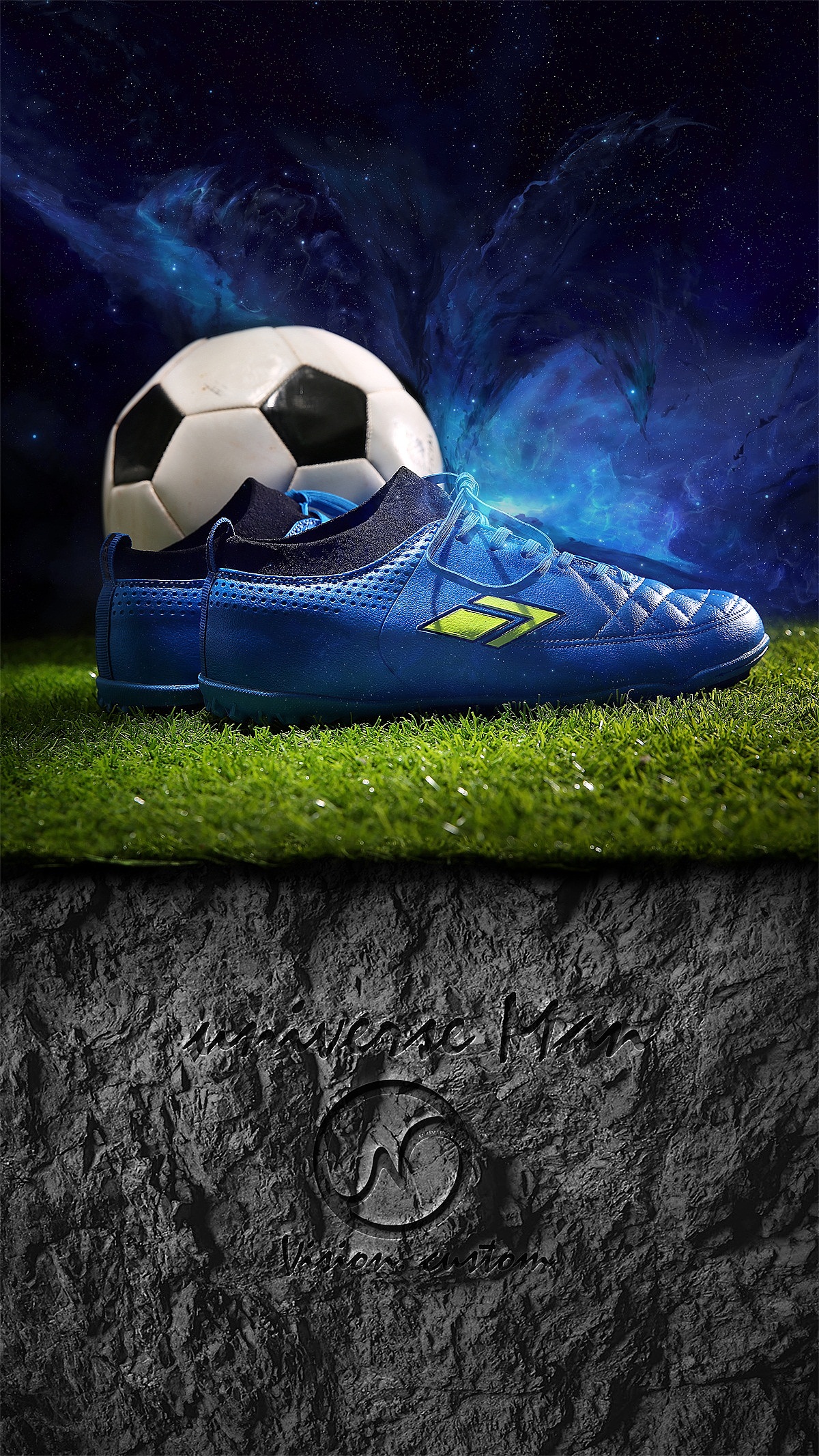 足球鞋海报入口图 宇宙人视觉 淘宝详情 - 原创作品 - 站酷(zcool)