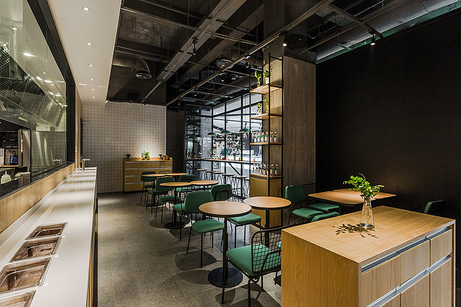 餐饮空间设计·EO蔬果料理沙拉店设计(图ZODMwMzIwNzY=) - 家装设计 - 站酷设计师华空间设计原创素材 - 站酷ZCOOL