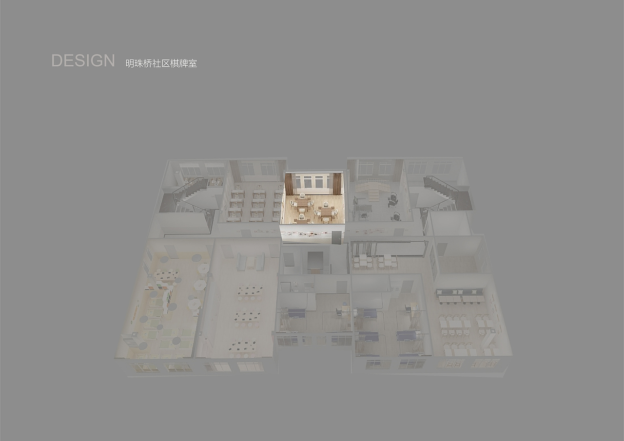 党群服务中心B部分（新时代展厅，阅览室，餐厅）（图ZMjgyMTc4NTEy） - 家装设计 - 站酷设计师一陈怪兽一原创素材 - 站酷ZCOOL