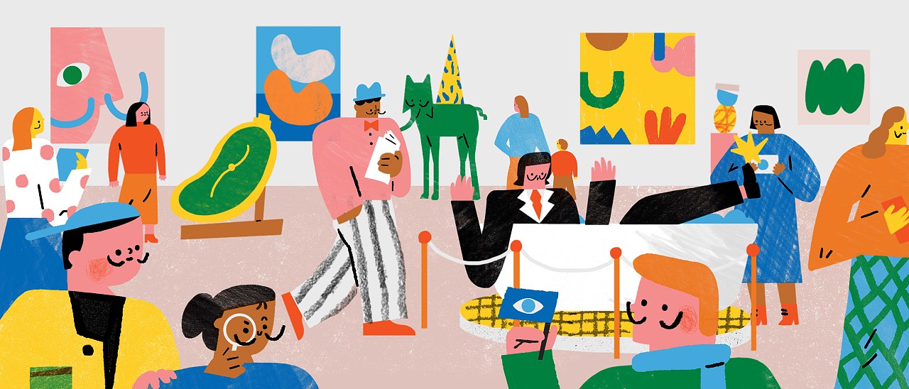 达利全球巡展深圳站系列插画（图ZMTgzNjcwMTgw） - 商业插画 - 站酷设计师Yiffy古原创素材 - 站酷ZCOOL