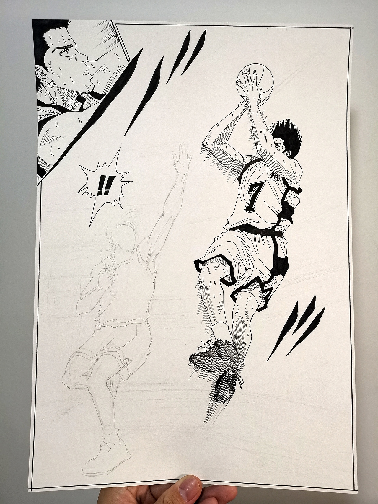 仙道彰侧翼跑投绝杀海南队①（图ZMzcyNjE5MTIw） - 单幅漫画 - 站酷设计师阿拆2026原创素材 - 站酷ZCOOL